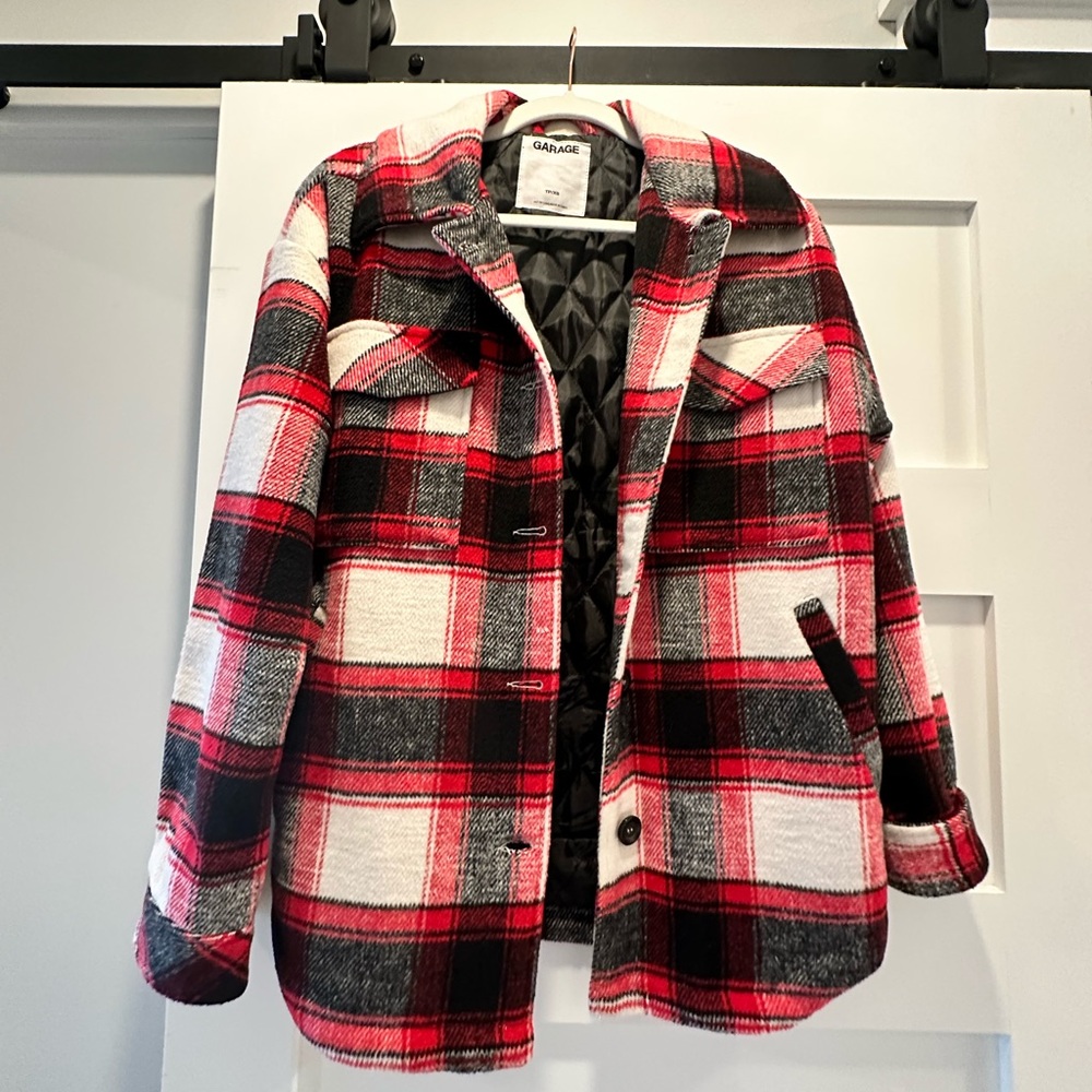 Flannel coat